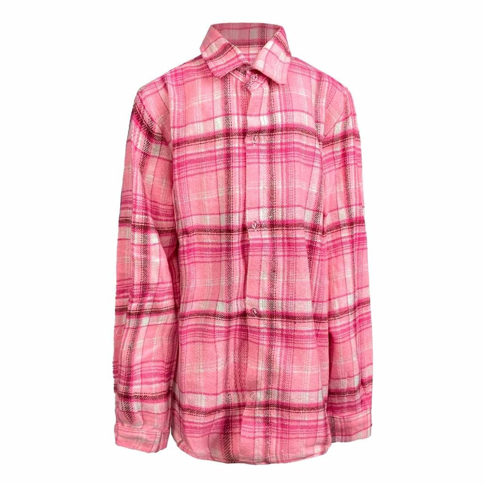 Camisa Xadrez Infantil Flanelada Manga Longa de Luxo