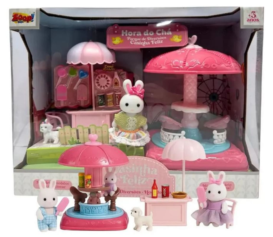 CASINHA FELIZ HORA DO CHA (PARQUE 2) - ZOOP TOYS - Ri Happy