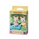 Sylvanian-Families---Familia-Coelho-Chocolate---Gemeos---Epoch-0