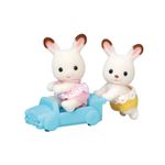 Sylvanian-Families---Familia-Coelho-Chocolate---Gemeos---Epoch-1