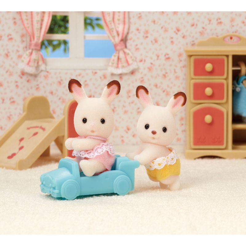 Sylvanian-Families---Familia-Coelho-Chocolate---Gemeos---Epoch-2