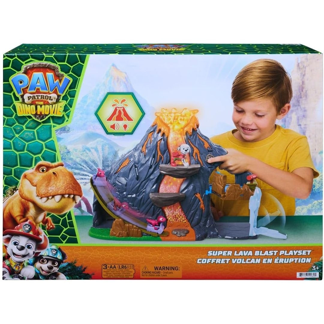 Super Lava Blast Playset Patrulha Canina Dino Movie 5250 - Ri Happy