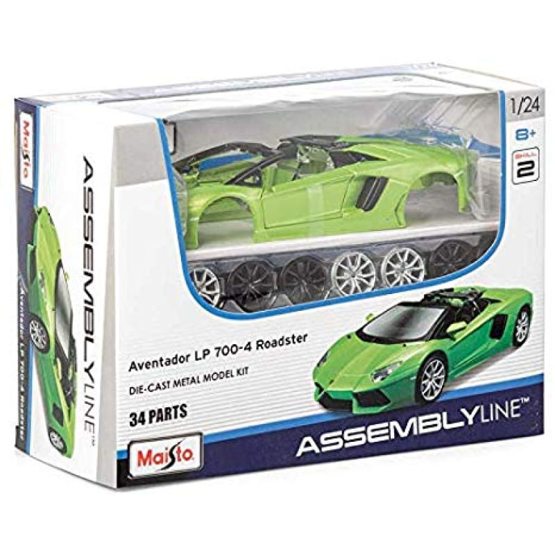 Lamborghini Aventador Roadster - Kit em Metal p/ Montar - Assembly