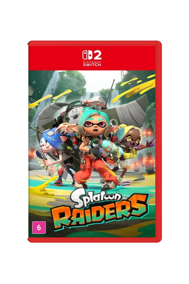 Jogo Splatoon Raiders Nintendo Switch 2 - PBKIDS Brinquedos