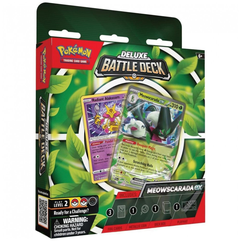 ULTRA COMA CD nada cambia Battlescardセット Deck Pokémon TCG Meowscarada/Quaquaval ex Deluxe Battle Deck com