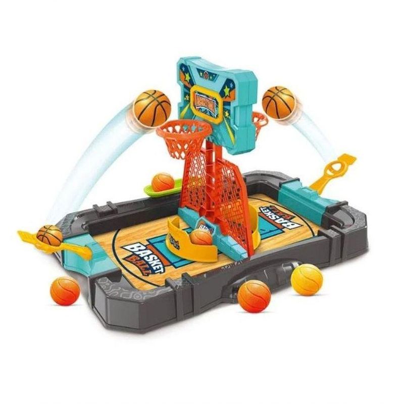 Jogo de Habilidade BR2012 Basquete Pinball com Cestas Amarelo
