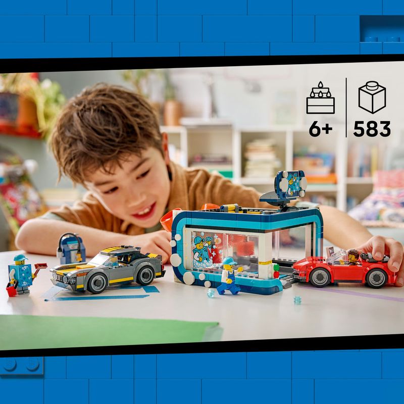 LEGO - City - Lava Rápido Com Drive-Thru - 60497 - Ri Happy