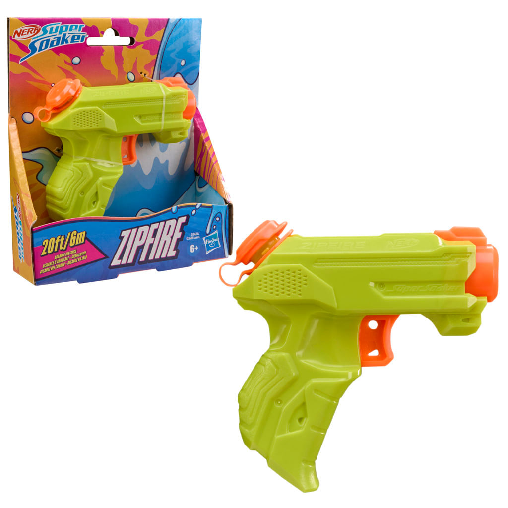 Lança Água - Nerf - Super Soaker - Zipfire - Modelos Sortidos