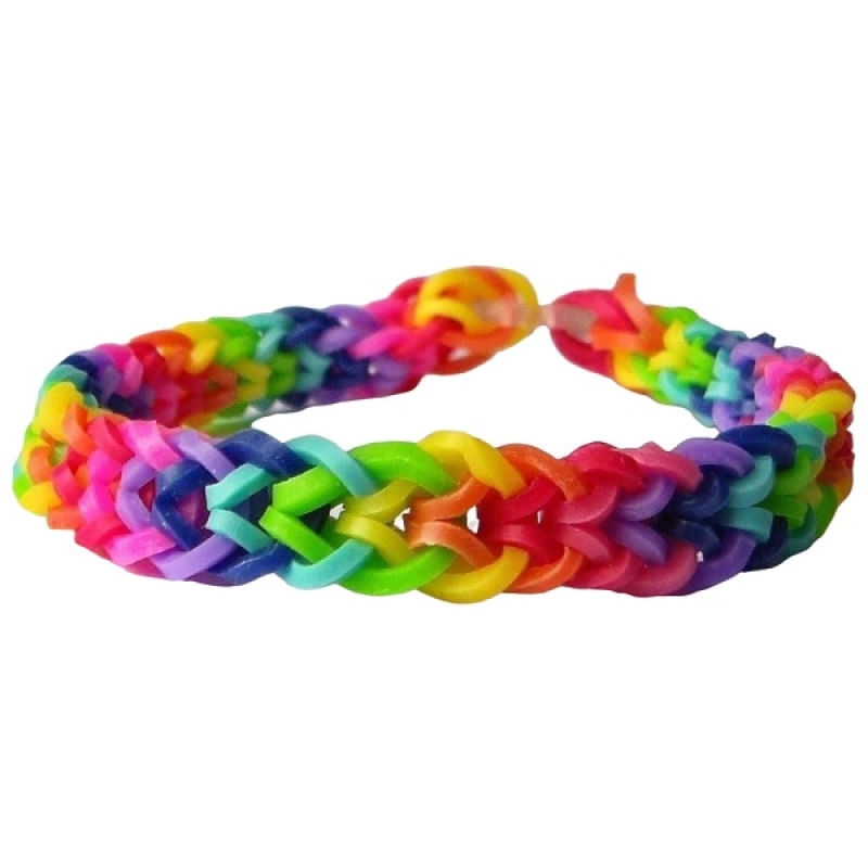 Kit Fabrica de Pulseiras com 600 Elasticos EZBANDZ I9 Brinquedos