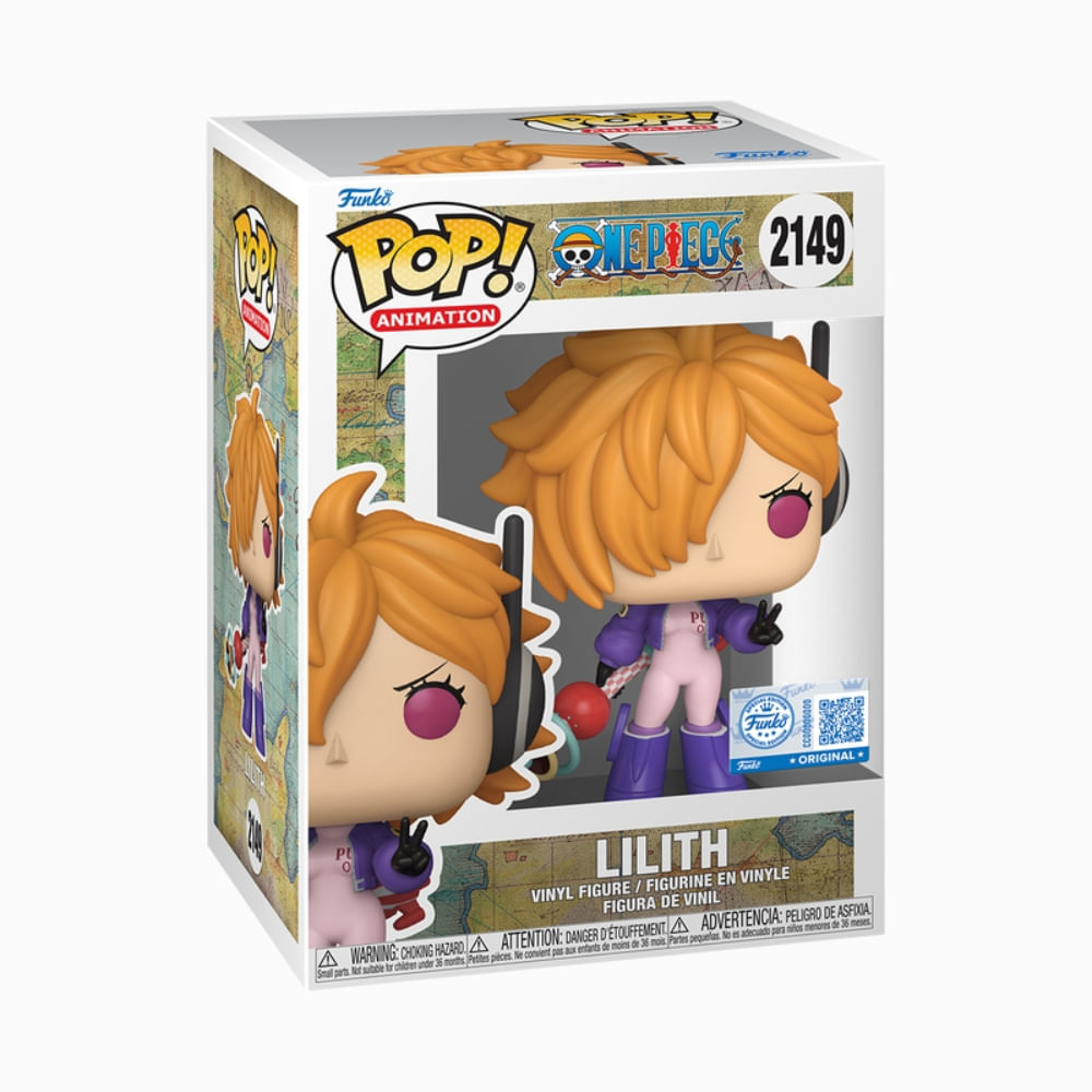 キャラクターデッキ　リルフィ　ホロ Boneco - Funko Pop - One Piece - Lilith - Candide - PBKIDS Brinquedos