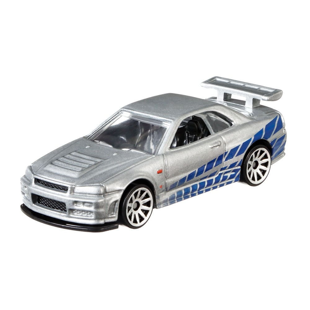 Mini Veículo - Hot Wheels Collector - Velozes E Furiosos - Nissan Skyline  GT R34 - Mattel