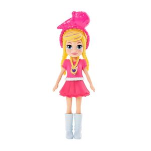 Mini Boneca - Polly Pocket - Polly com Carro de Carnaval - Carro de Sorvete  - Mattel - Ri Happy