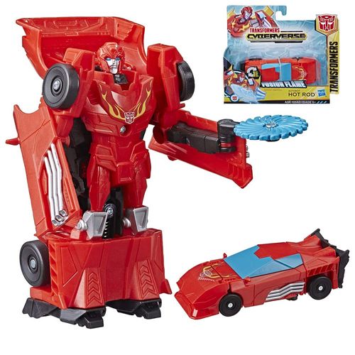 Boneco Hot Rod 10 cm - Transformers Cyberverse Hasbro E3522