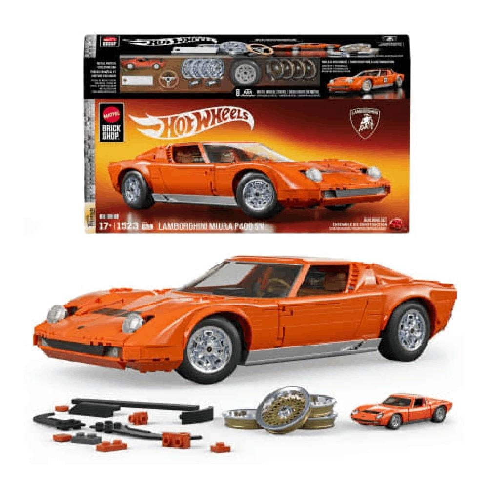 Hot Wheels Brick Shop Lamborghini Miura P400 Sv - Mattel - PBKIDS