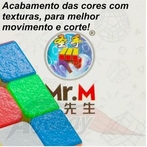 Cubo Mágico 3x3x3 Shengshou Mr. M Magnético - Cubo Store 