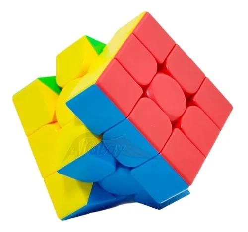 CUBO MAGICO 3X3 CUBER PROFISSIONAL ORIGINAL + BASE PRO JOGO - Ri Happy