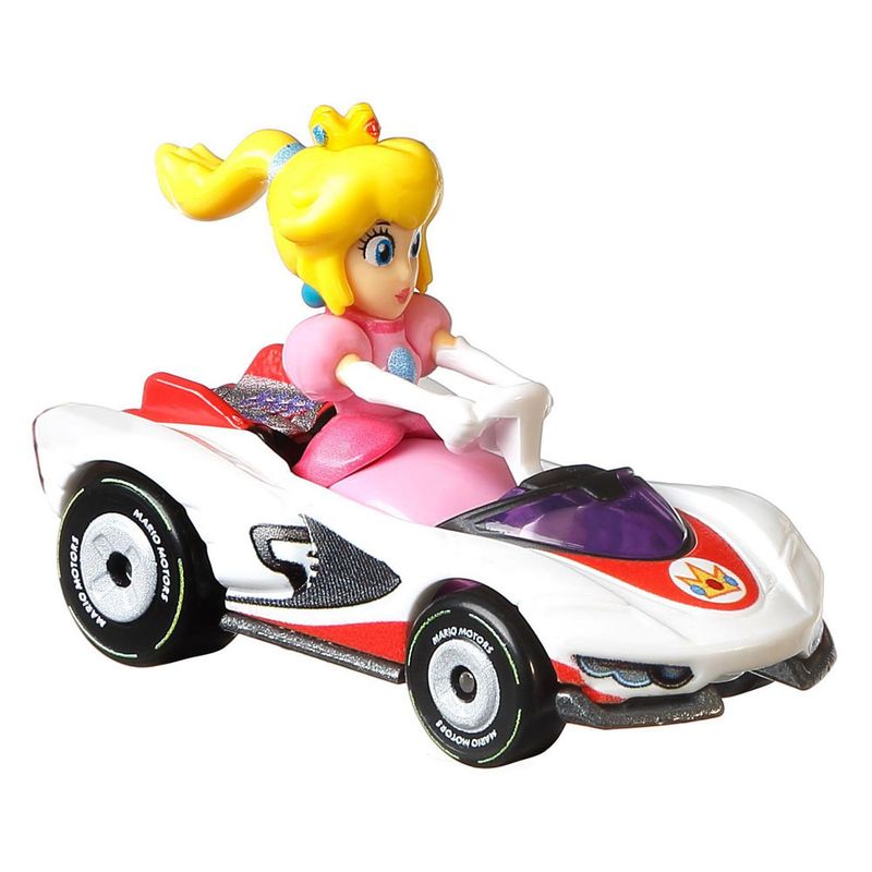 Mini-Veiculos---Hot-Wheels---164---Mario-Kart---Peach-P-Wing---Mattel