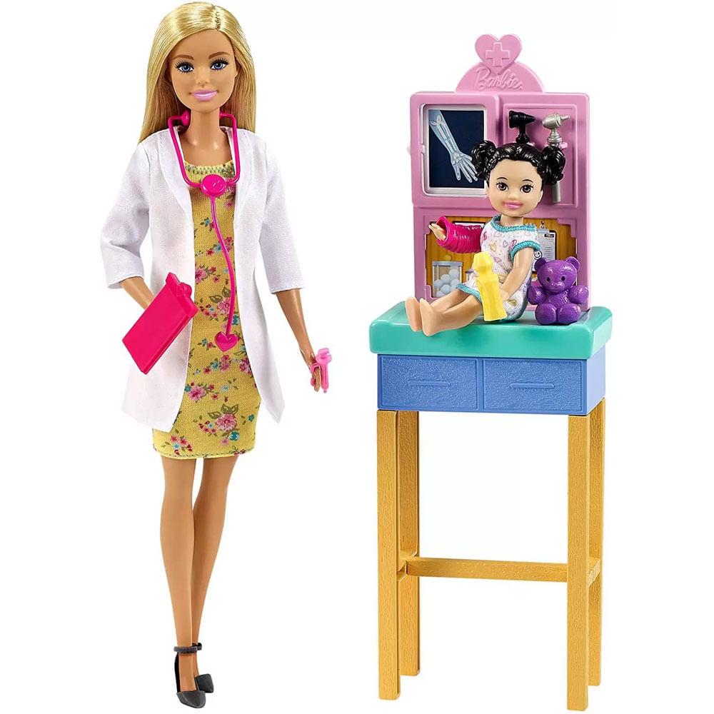 Boneca Barbie Fashion Loira - Mattel - Kidverte