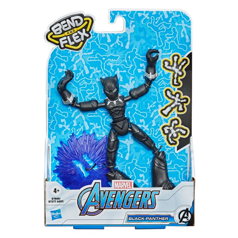 Marvel-Avengers-Figura-Flexivel-de-15-cm-Bend-and-Flex-Vingadores---Pantera-Negra---E7868---Hasbro-1