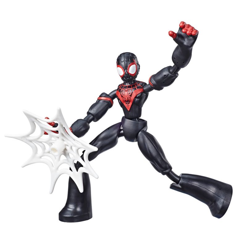 Marvel-Figura-Flexivel-de-15-cm-Homem-Aranha-Bend-and-Flex---Miles-Morales---E7687---Hasbro-0