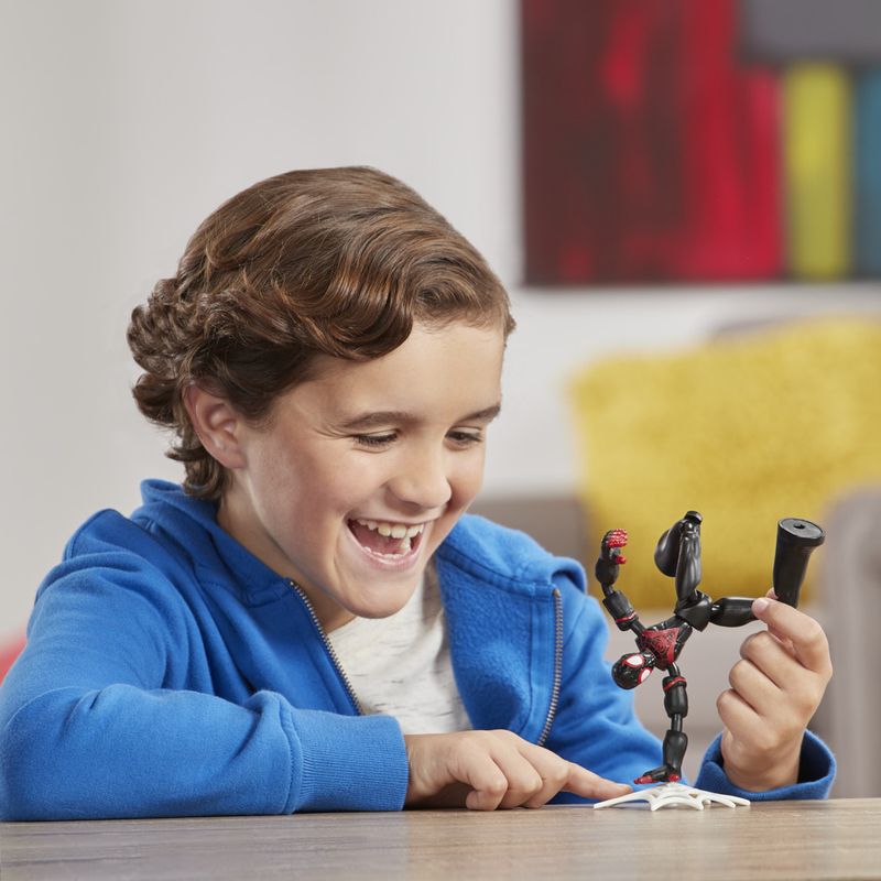 Marvel-Figura-Flexivel-de-15-cm-Homem-Aranha-Bend-and-Flex---Miles-Morales---E7687---Hasbro-4
