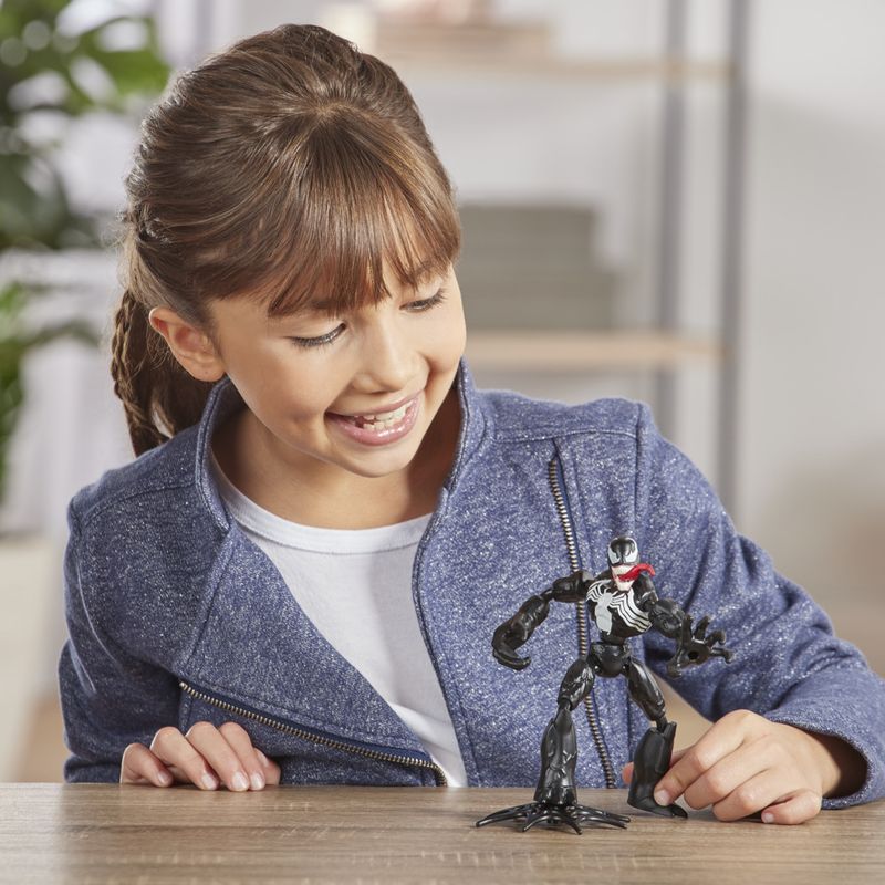 Marvel-Spider-Man-Figura-Flexivel-de-15-cm-Homem-Aranha-Bend-and-Flex---Venom---E7689---Hasbro-9