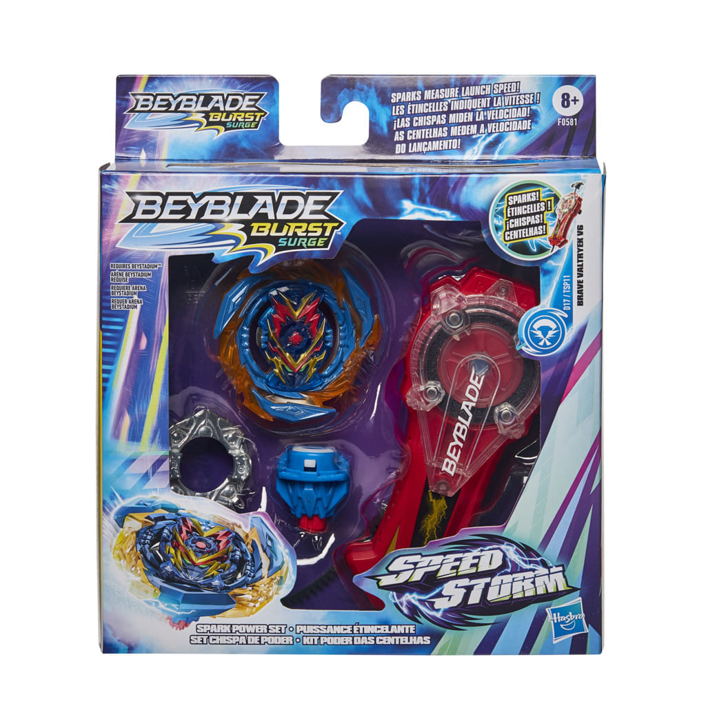 Pião Super Beyblade com lançador - Importados Lili