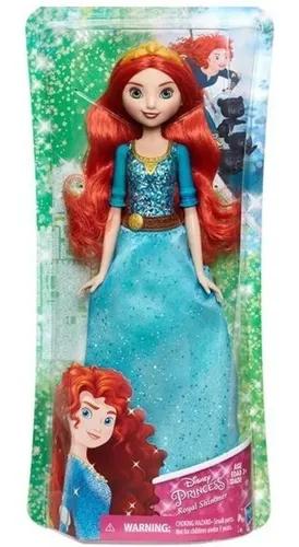 Boneca Princesa Merida Disney Royal Shimmer Brilhantes