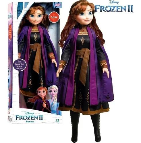 Boneca Elsa Frozen 2 Disney Gigante Grande 55 Cm