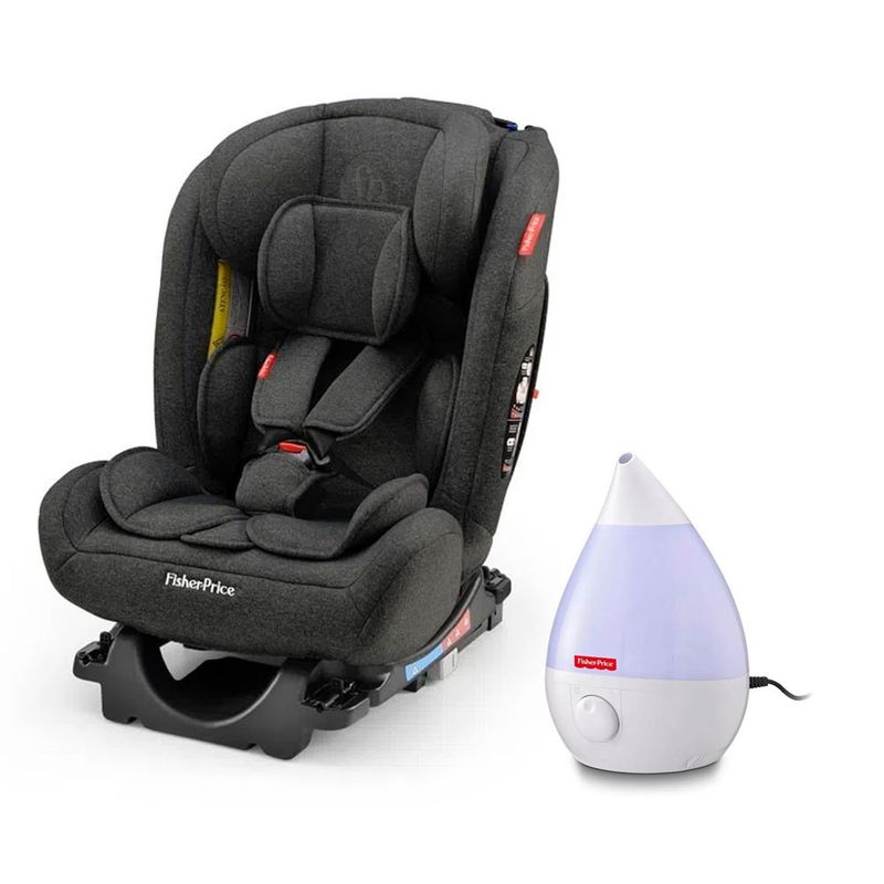 Kit-de-Cadeira-Para-Auto---0-a-36-Kg---All-Stages-Preto-e-Umidificador-de-Ar---Fisher-Price