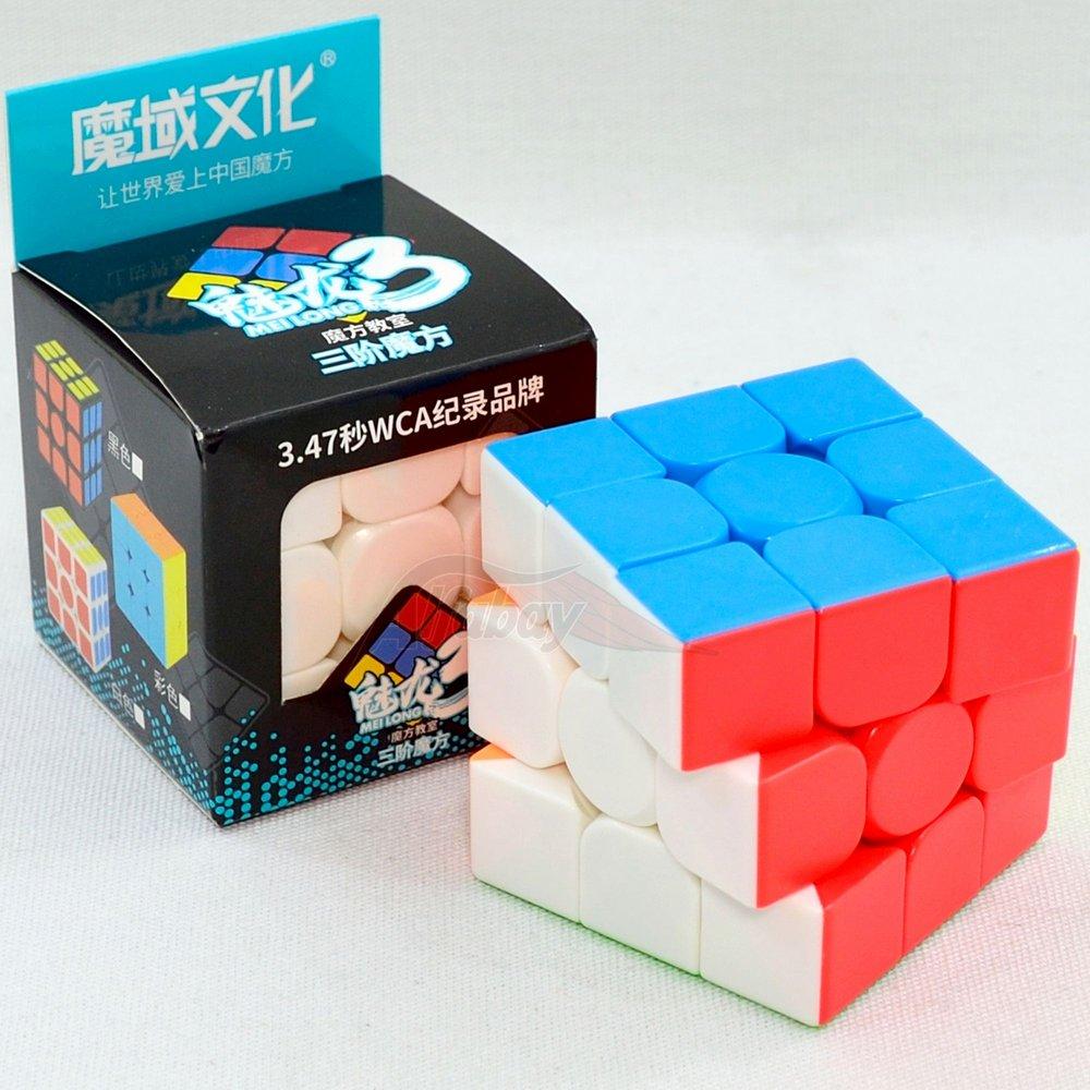 Cubo Mágico Profissional 3x3x3 Moyu Meilong - Colorido sem