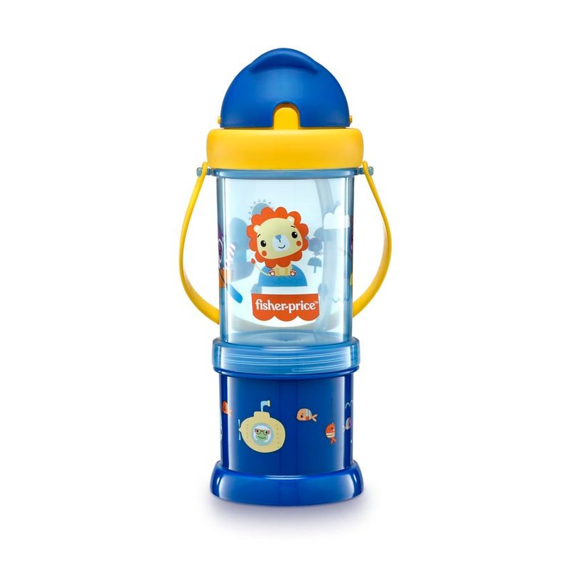 Copo-com-Porta-Snack-Playfyl---Azul---Fisher-Price---Multikids-0