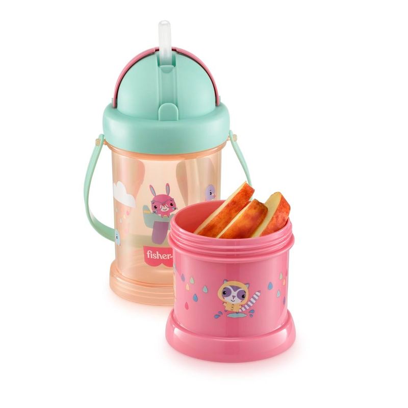 Copo-com-Porta-Snack-Playfyl---Rosa---Fisher-Price---Multikids-0