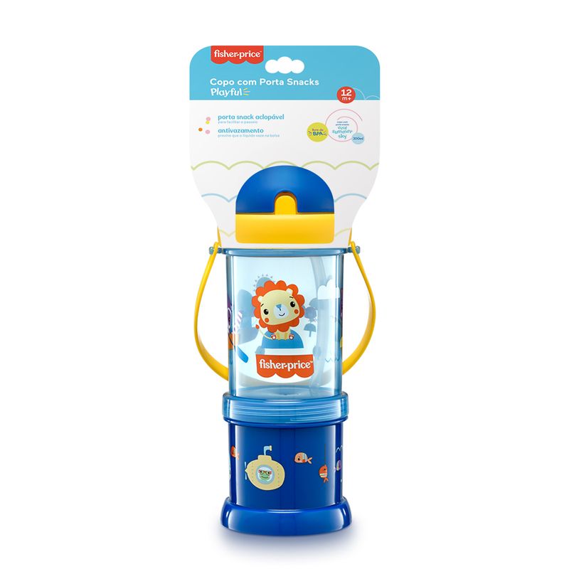 Copo-com-Porta-Snack-Playfyl---Azul---Fisher-Price---Multikids-2