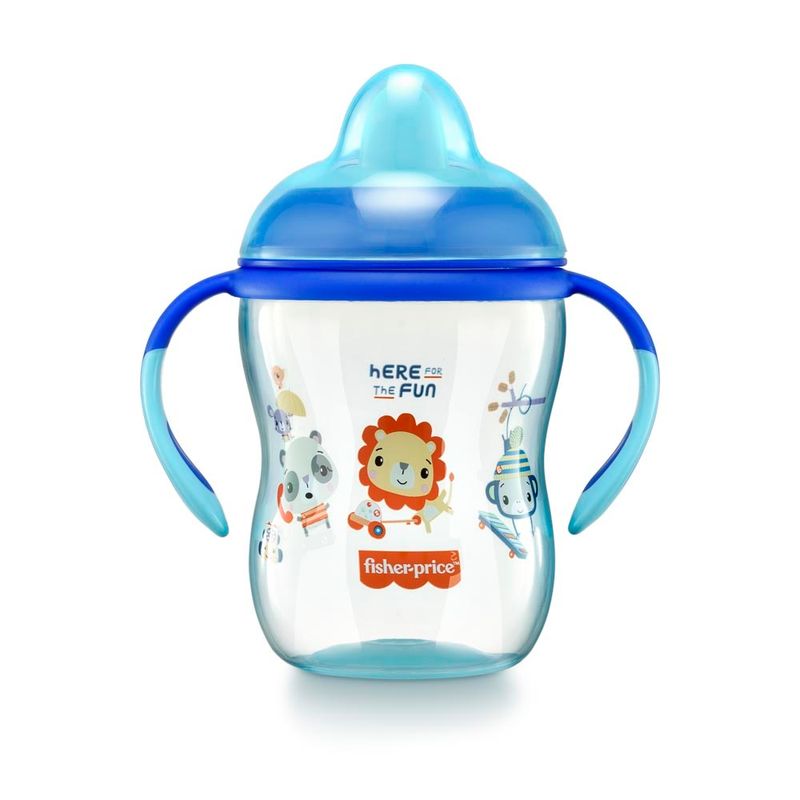 Copo-de-Treinamento---Bico-Semi-Rigido---Azul---Fisher-Price---Multikids-2