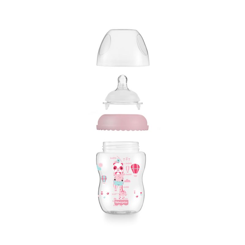 Mamadeira---First-Moments---270ml---Rosa-Algodao-Doce---Fisher-Price---Multikids-0