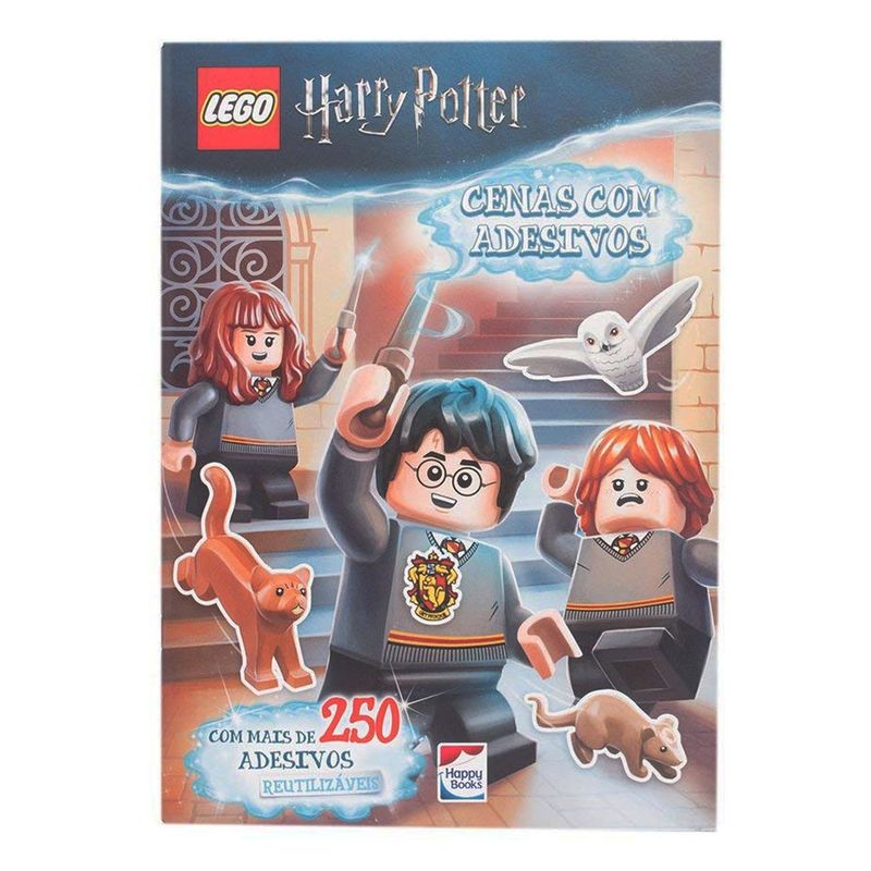 Livro-Infantil---Lego-Harry-Potter---Cenas-com-Adesivos---Happy-Books_Frente