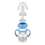 Copo-de-Transicao---Bico-Extra---Alca-Removivel---150-ml---Azul---Fisher-Price---Multikids-1