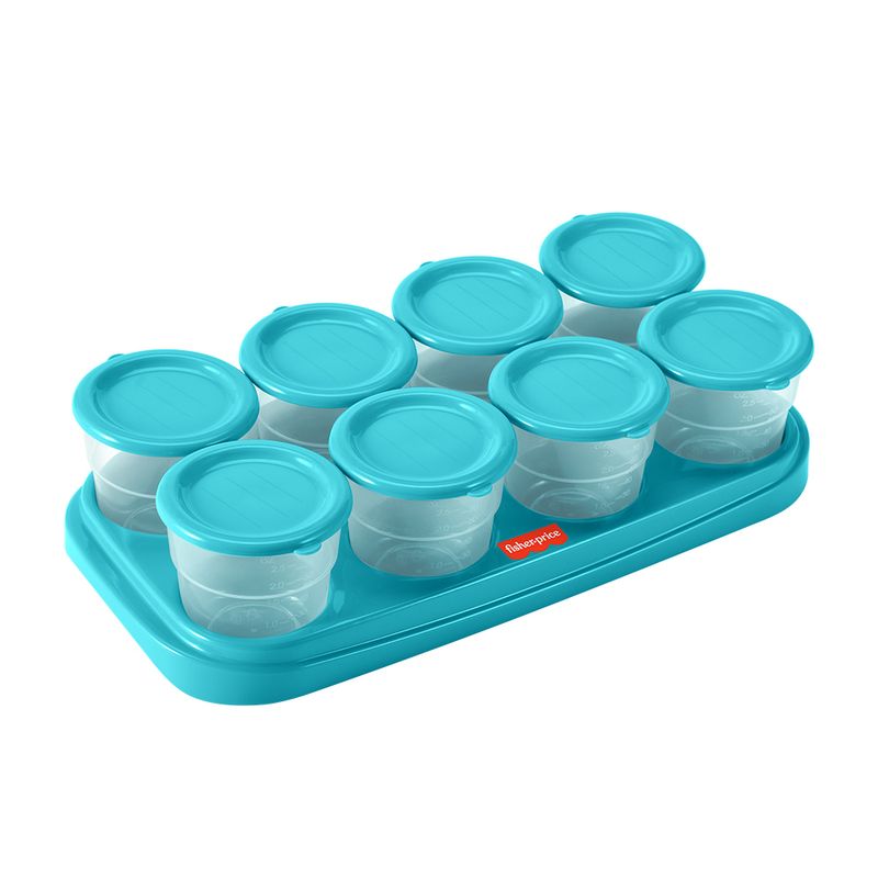Potes-para-Congelar-Papinha---Azul---Fisher-Price---Multikids-0