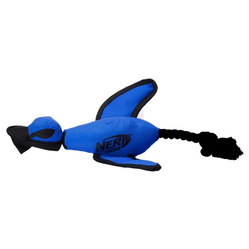 Brinquedo para Pets - Lance o Pato - 41Cm - Azul - NERF Dogs