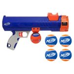 Kit-de-Brinquedo-para-Pets---Lancador-de-Bolinhas-4-Bolinhas-de-Tenis---NERF-Dogs