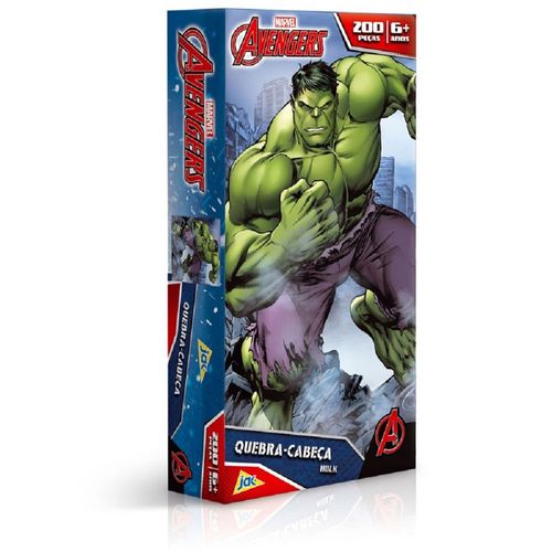 Quebra-Cabeça 200 Peças - Os Vingadores - Hulk