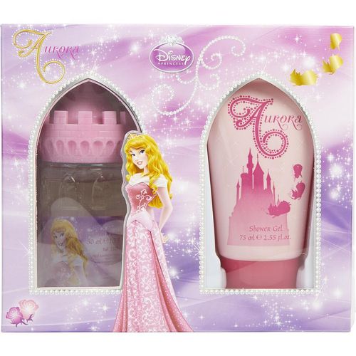Cx De Presente Feminino Sleeping Beauty Aurora Disney Eau De Toilette Spray 50 Ml (Castle Packaging) + Gel De Banho 75 Ml