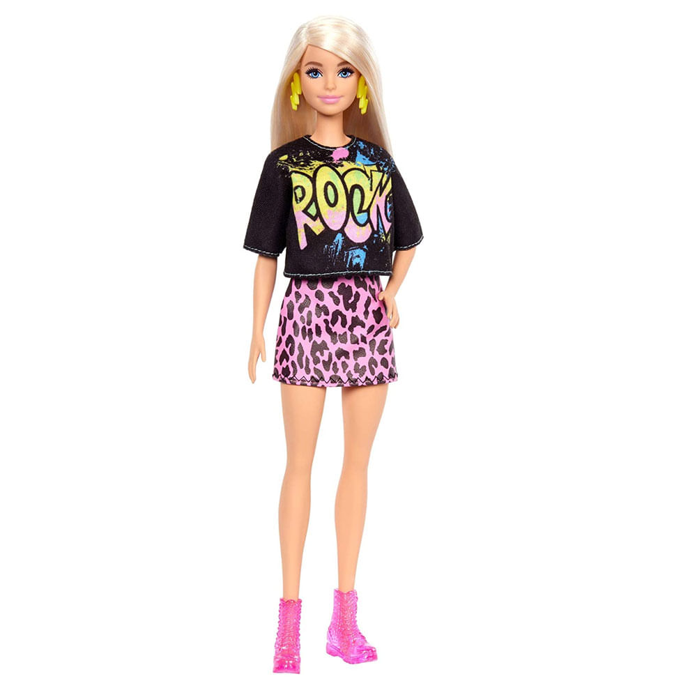 Roupa Oncinha P/ Boneca Barbie Vestido Bolsa Sapato Bota 05b