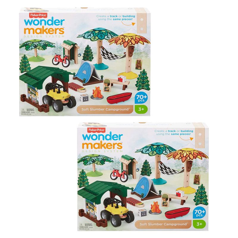 Kit-de-Mini-Figuras-e-Acessorios---Wonder-Makers---Acampamento-de-Aventuras---Fisher-Price