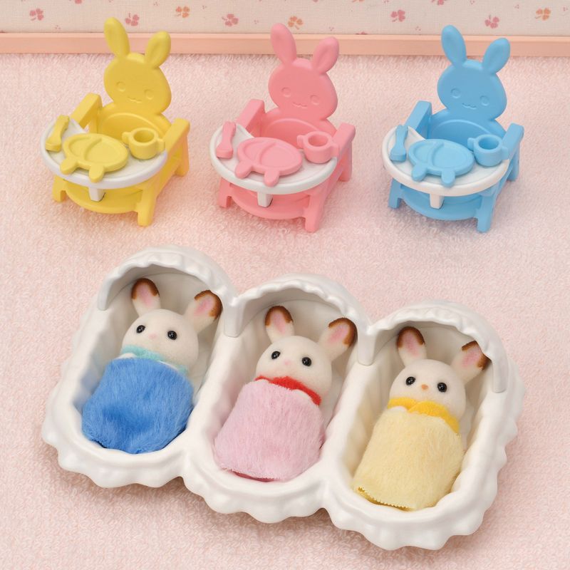 Sylvanian-Families---Conjunto-Cuidando-Trigemeos---Epoch-6