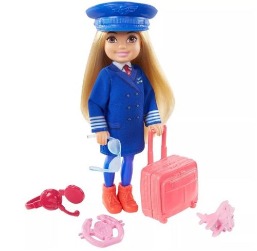 Boneca Barbie  Chelsea Can Be Piloto de Avião