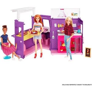 Barbie food truck store playset