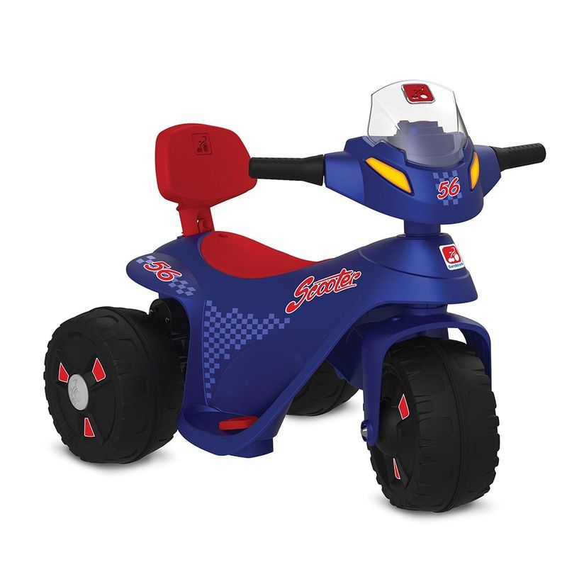 Scooter-Eletrica-6V---Azul---Bandeirante-0