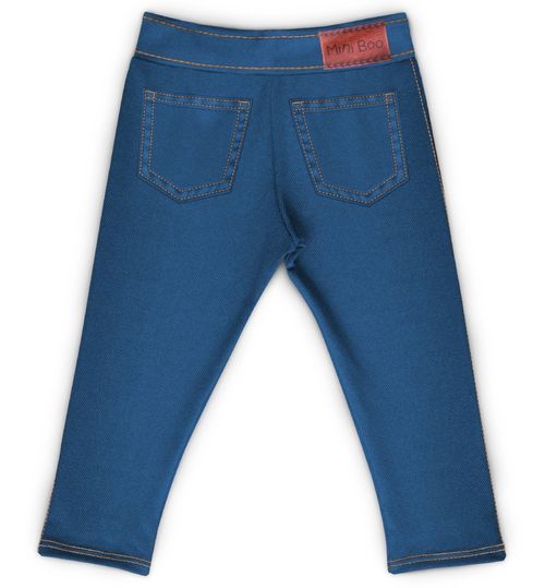Calça - MiniBoo - Fake Jeans - Unissex - Azul Escuro